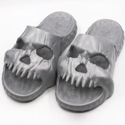 Men Retro 3D Skull Sandals