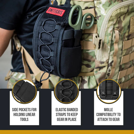 First Aid Medical Bag Tactical Survival Backpack Kit