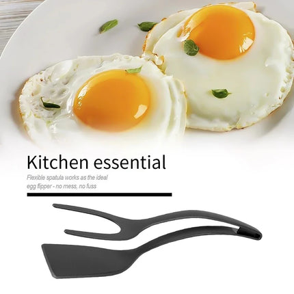 Easy Kitchen 2-in-1 Egg Bakeware Grip and Flip Tongs
