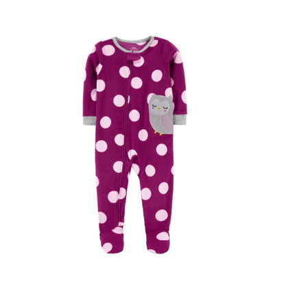 Baby Boy Fall Fleece Animal Rompers