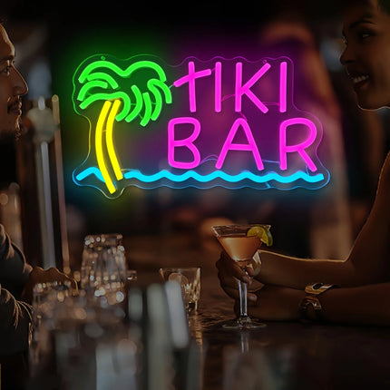 Tiki Bar Neon Sign LED Wall Decor