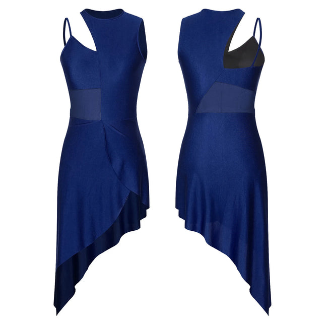 Women Leotard Sleeveless Dance Dress