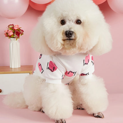 Pet Love Baby! Dog Hoodies Valentines Apparel