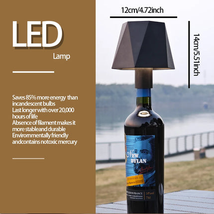 Wine Bottle LED RGB USB Charging Night Light