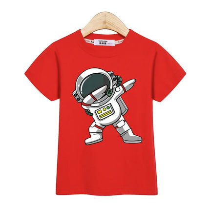 Boys Spaceman Astronaut Cotton Summer Tees