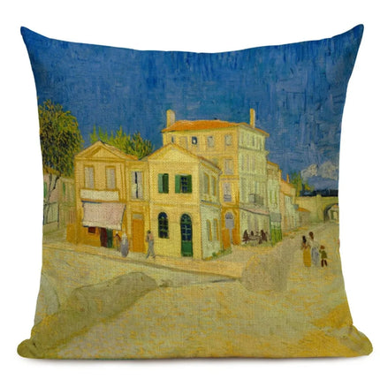 Van Gogh Square Pillow Cover Decor