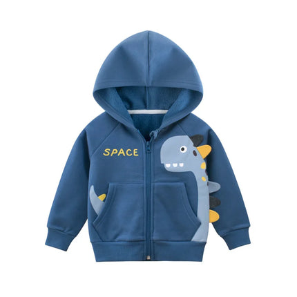 Baby Boys 3D Dinosaur Casual Hoodies