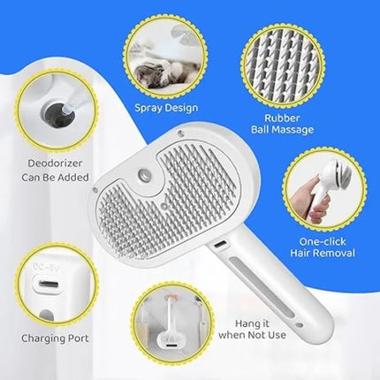 Spray Pet Cat Hair Detangling Brush