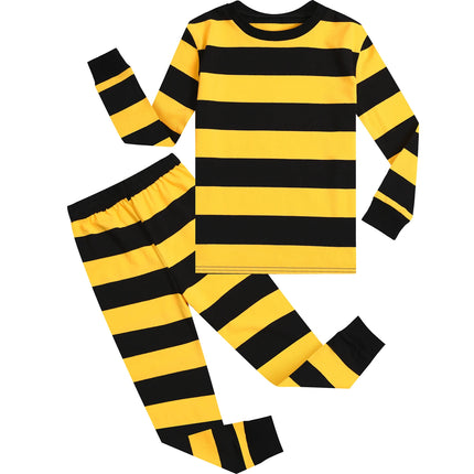 Baby Boy Striped Carnival Rainbow Pajama Sets