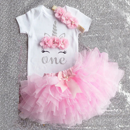 Baby Girl Summer 1st Birthday Party Dress