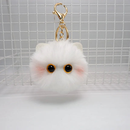 Plush Cat Funny Storage Keychain Gift