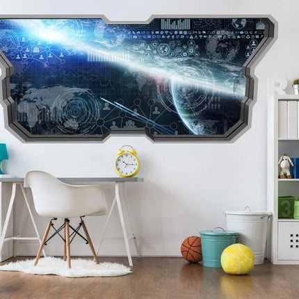 Command Center - 3D Window Wall Stickers