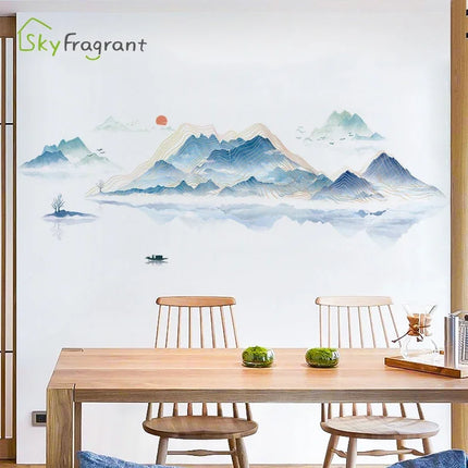 Nordic Landscape Painting 3D Wall Sticker