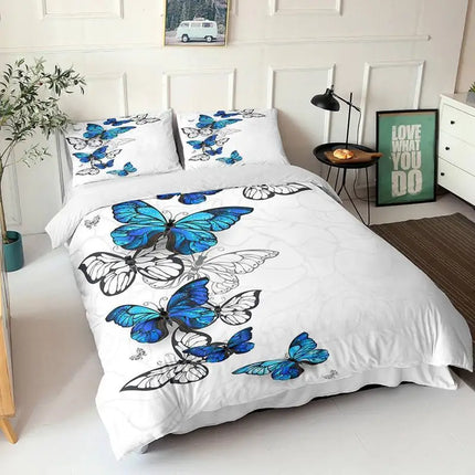 Kids Room 3D Butterfly Duvet Bedding Sets