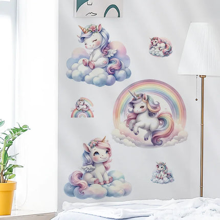 Girls Room 3D Unicorn Wall Stickers