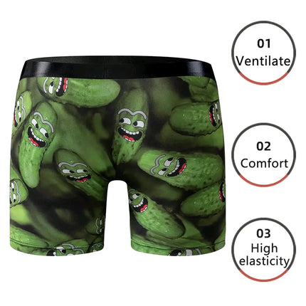 Men Funny 3D Fruity Fitness Boxers - Mad Fly Essentials