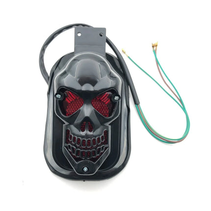 Motorcycle Taillights Rear Brake Skull Tail Light