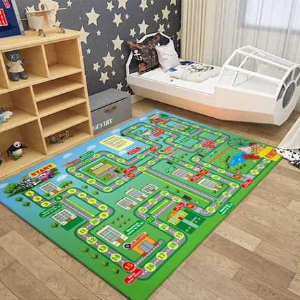 Kids Crawl Road Traffic Route Floor Map