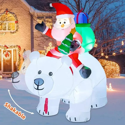 Christmas Inflatable LED Lights Garden Decor