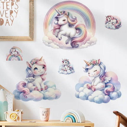 Girls Room 3D Unicorn Wall Stickers