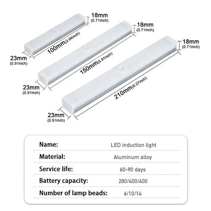 Auto Motorcycle USB Rechargeable Sensor Light