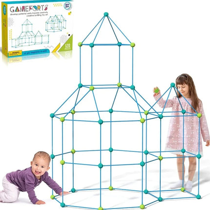 Kids DIY Building Castle Indoor Outdoor Stem Toy