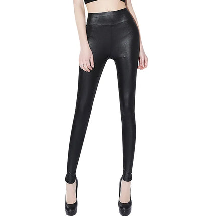 Women Plus Leather Slim Clubwear leggings