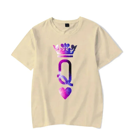 Couple Matching King Queen Summer 3D Shirts