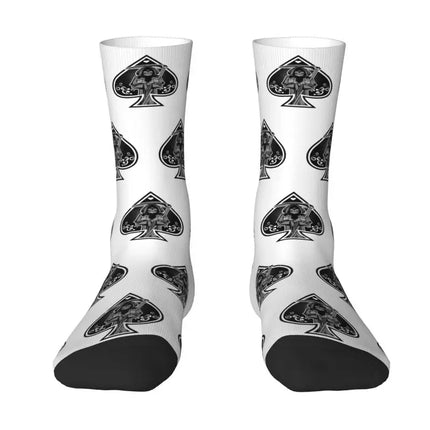 Men 3D Poker Party Crew Socks