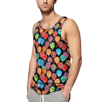 Men Funny Balloon Dogs Activewear Tank Top