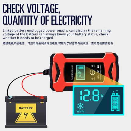 Auto Motorcycle Intelligent Battery Charger