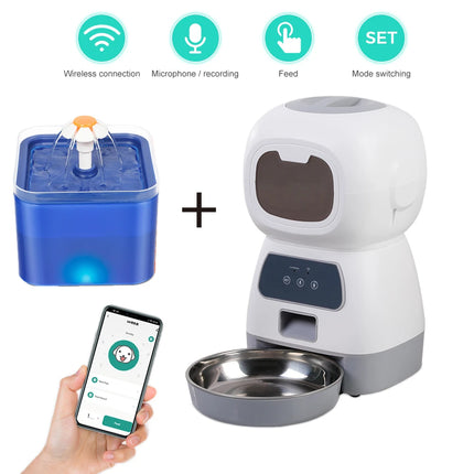 Smart 3.5L Automatic Pet Dog Feeder Food Dispenser