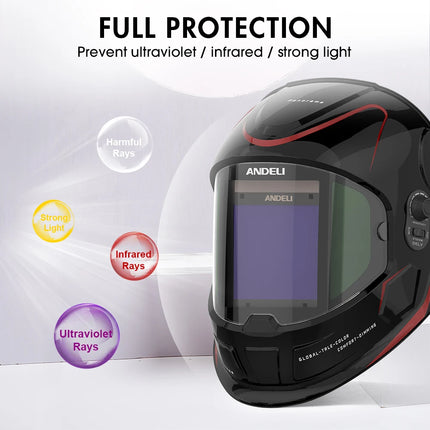 OPTICAL ANDELI MASK Auto-Darkening Welding Helmet