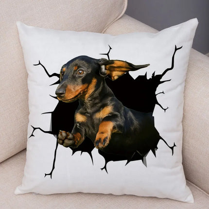 Home Animal Dog Husky Sofa Cushion Pillow