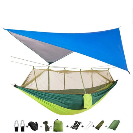 Lightweight Portable Camping Mosquito Net Hammock