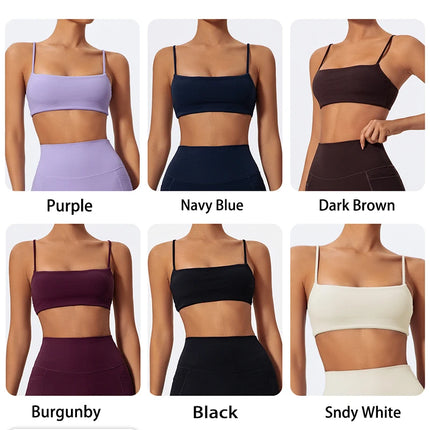 Women Fitness Sling Yoga Crop Top Bra