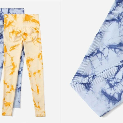 Women Tie-Dye Yoga Fitness Leggings