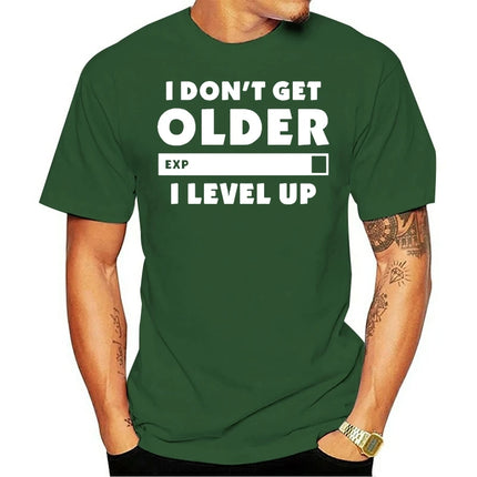 Men Fashion Level Up Gamer Shirts