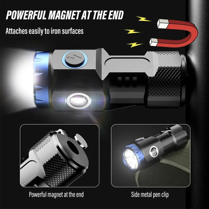 MINI Rechargeable LED Camping Flashlight