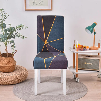 Multifunctional Elastic Geometric Chair Seat Slipcovers