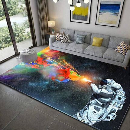 Home 3D Butterfly Animal Anti-Slip Modern Rugs