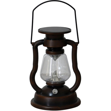 Solar LED 2-Retro Oil Lamp Style Lantern