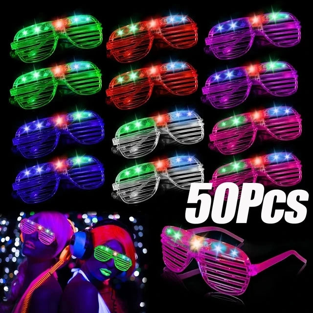 Seasonal Luminous LED Neon Party Sunglasses