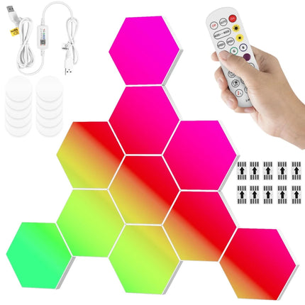 RGBIC LED Smart App Remote Hexagonal DIY Night Lights