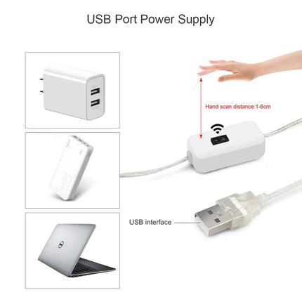 Hand Sensor LED Under Cabinet USB Light