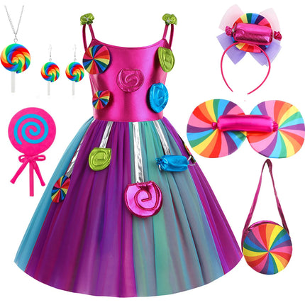 Girl Lollipop Costume Birthday Dress