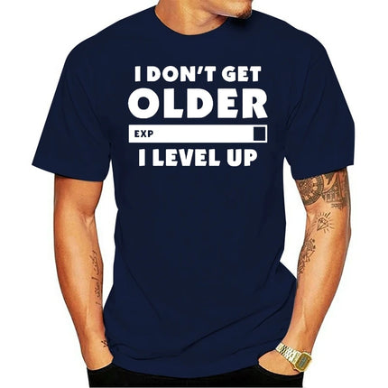 Men Fashion Level Up Gamer Shirts