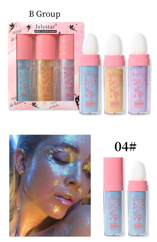 Fairy Highlighter set Glitter Powder