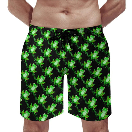 Men Funny Frog 3D Boardshorts