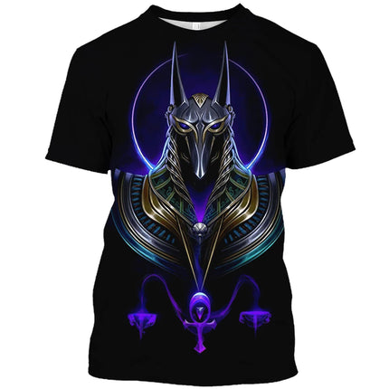 Men Anubis Egyptian god 3D Graphic Tees – Mad Fly Essentials